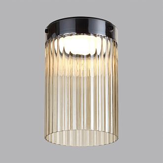 Потолочный светильник 19,6*19,6*30,8 см, 1 LED*15W, 4000 К, Odeon Light Pillari, черный 5047/15LC