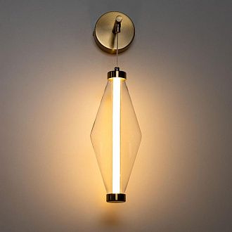 Бра 18*12*42-50 см, *LED*5W, 3000K, Citilux Tanna CL253310, Латунь