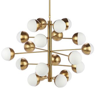 Светильник Italian Globe Cedar Moss Light 20 32*84*84 см, 20*E14*40W, ImperiumLoft 40.1667, Латунь