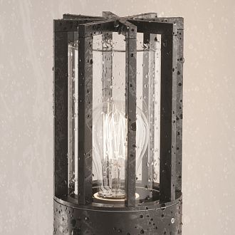 Светильник настенный 25*12*15,5 см, 1*E27, 15W, Maytoni BARREL O453WL-01GF серый
