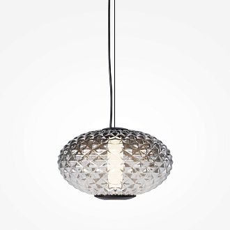 Подвесной светильник 24*30-321 см, *LED*10W, 3000K, Maytoni Bruma MOD397PL-L10B3K, Черный