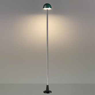 Уличный светильник *4,65*-53 см, 1*LED*4W, 3000K, Odeon Light VERDE 7122/4GL, темно-зеленый