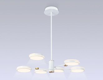 Светильник подвесной 80*78 см, LED 50W, 3000К, белый, золото Ambrella Comfort LineTech FL51635