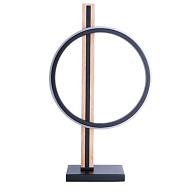 Декоративная настольная лампа 42 см, 10W, 3000K, Arte Lamp FLUIDO A3913LT-10BK, черный