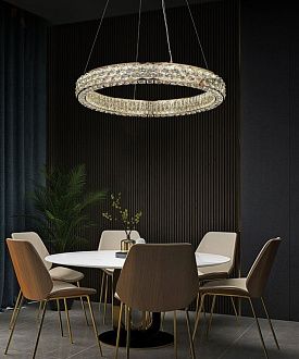 Люстра 89065-800, D800 / H100 LED, 90W, 3000/4000/6000K, Alva Donna, Золото