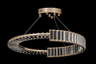 Люстра *60* см, Led лента*LED*48W, 3000K, Arti Lampadari Carini Carini L 1.5.60.101 G, Золото