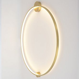 Настенный светильник 91 см, 35W, 3000-6000K, Crystal Lux REAL AP35W LED BRASS, латунь