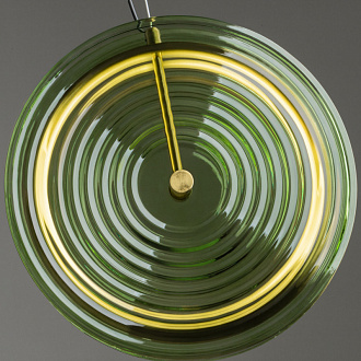 Светильник 30 см, 12W, 3000K, Freya Borbon FR5442PL-L11GN, латунь