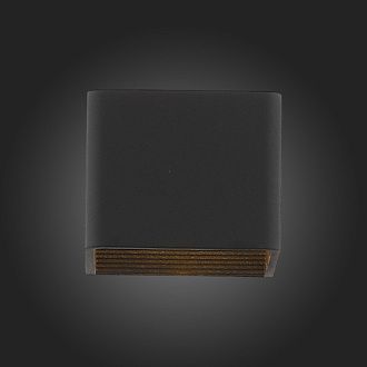 Светильник настенный 10 см, 6W, 3000K ST LUCE GRAPPA 2 SL455.041.01 Черный