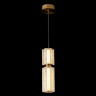 Светильник подвесной *7,5*27,5-57-207 см, *LED*23W, 3000K, Crystal Lux Antique ANTIQUE SP23W LED BRASS, Латунь