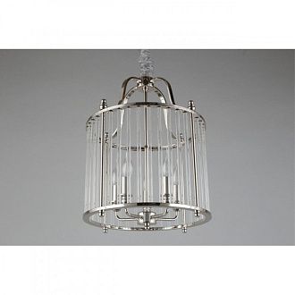 Подвесная люстра 41*75-150 см, 5*E14, 40W, Aployt JOANNA APL.726.06.05, хром