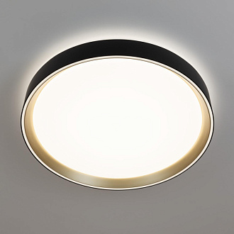 Светильник 40 см, 48W, 3000-5000K с пультом Citilux CL751351G BOSS Черный+Золото LED