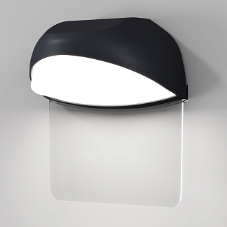 Светильник настенный 16,1*9,9*18,4 см, LED, 7W, 3000К, Maytoni Gloss O447WL-L7GF3K серый