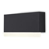 Бра 24*10,5*-3,5 см, *LED*10W, 4000K, Freya Поток / Flux FR6158WL-L10B, Черный