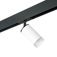 Комплект со светильником Rullo для трека PRO 1,5*6 см, 1*GU10*7W, Черный Lightstar Rullo PRO43630
