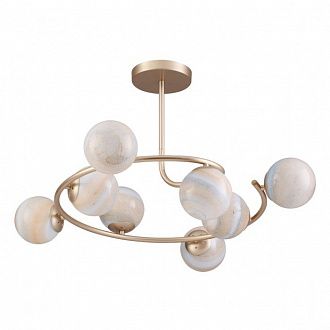 Потолочная люстра Lumion Misty 4466/8C, диаметр 77 см, золото