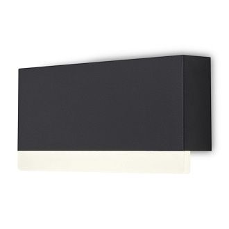 Бра 24*10,5*-3,5 см, *LED*10W, 4000K, Freya Поток / Flux FR6158WL-L10B, Черный