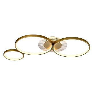 Люстра 85*60*8 см, 4*LED*60W, 3000K Gerhort G91055/3PGD, Золото