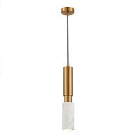 Светильник подвесной 6,5*180 см, GU10*1*5W, 4000K, St Luce Prietti SL1192.353.01, Латунь