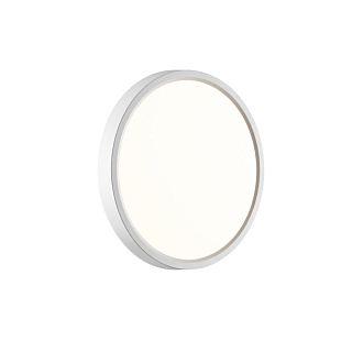 Cветильник 23*2,5 см, LED 18W, 3000/4000 К, IP40, белый, пластик Sonex Alfa White, 7659/18L