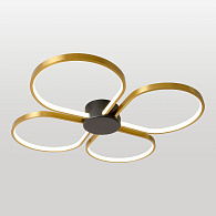 Потолочный светильник 62*7-7 см, 1*LED, 53W, 3000K, Lussole Lowell LSP-7351, матовое золото