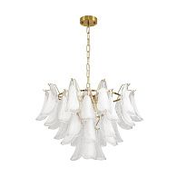 Люстра 10*60*180-180 см, 9*E14*40W, Lumion Plume 8385/9, золотой