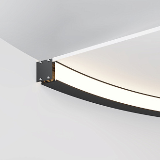 Радиусный профиль ALM-3535R-B-IN-90°-1.5M 3,5*3,5*118,75 см, Maytoni Led Strip черный
