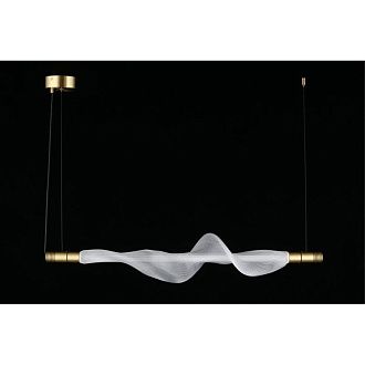 Подвесной светильник 100*20*60-200 см, 1*LED, 12W, 3000K, Aployt Adilin APL.647.03.12, латунный