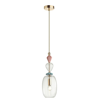 Подвесной светильник диаметр 14 см Odeon Light Bizet 4855/1B Золото