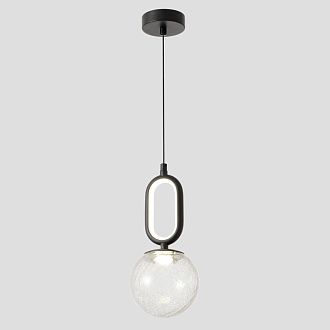 Светильник подвесной *12*27-127 см, *LED*10W, 4000K, Crystal Lux Catkin CATKIN SP1.1, Черный