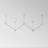 Основание Long  H804мм для трековых светильников Flarity TFC-Flar-L02-PT, платина Maytoni Technical Готовые конструкции