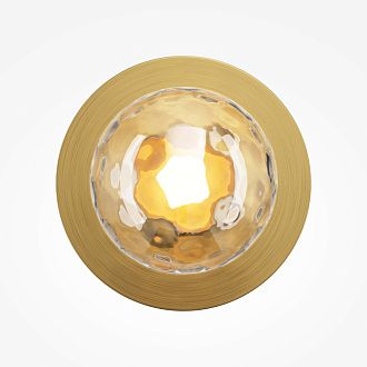 Бра 12*11,5*12 см, LED, 3000К, Maytoni Ambre MOD331WL-L3BS3K латунный