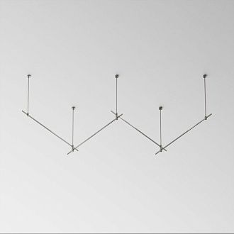 Основание Long  H804мм для трековых светильников Flarity TFC-Flar-L02-PT, платина Maytoni Technical Готовые конструкции