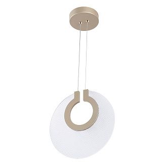 Подвесной светильник 31*30 см, 1*LED, 12W, 3000K Divinare Bilancia 5194/01 SP-12, Золото