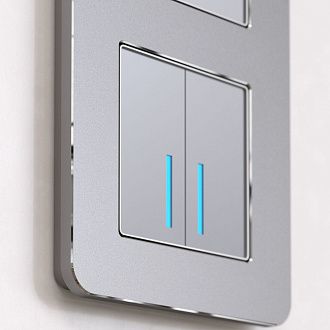W0032606 Рамка на 3 поста Platinum, алюминий Werkel, 4690389184475