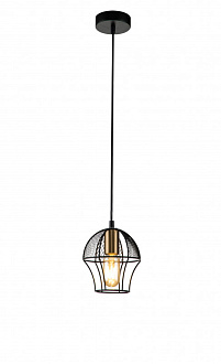 Подвесной светильник 150*150*205/1705 мм, 1*E27 чёрный Indigo Pallo V000186, 10011/1P Black