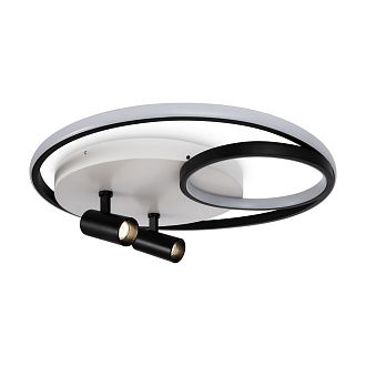 Светильник *48*-13 см, *LED*77W, 3000-7000K, Freya Прожекторы/Spotlights FR6083CL-L90WB, Бело-черный