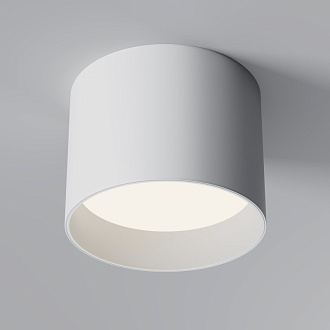 Накладной светильник 8,5*8,5*6,5 см, 1*GX53, 15W, Maytoni Technical GLAM C096CL-GX53-W белый