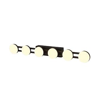 Бра 61*7 см, 1*LED, 2W, 3000K, F-Promo Moti 4601-1W, черный