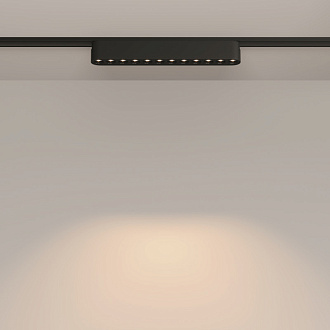 Светильник 22 см, 12W, 3000K, Maytoni Points TR082-1-12W3K-M-B, черный