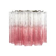 Настенный светильник 25 см, Loft IT Murano 10580W Clear pink, бронза