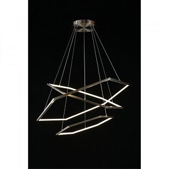 Каскадная люстра 100*50-180 см 136W, 4000K, Aployt Polunia APL.021.13.136, хром