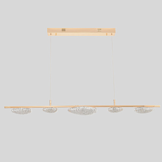 Светильник 130 см, 47W, 3000-6000K, Crystal Lux FELICIDAD SP47W LED, золото