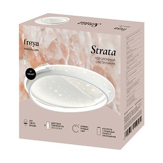 Светильник *48*-8,5 см, *LED*89W, 3000-6000K, Freya Страта/Strata FR6152CL-L89W, Белый