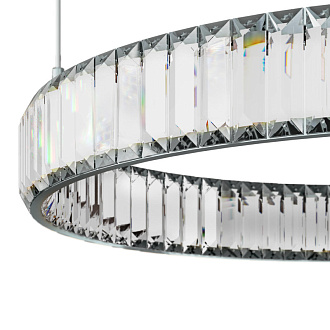 Светильник *80 см, 1*LED*58W, 3000К Loft It 10135/800 Chrome Crystal ring, Хром