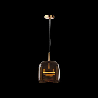 Светильник подвесной LOFT IT LED Dauphin 10040A, 12W LED, 3000K, диаметр 26 см, золото
