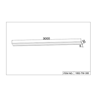 Магнитный шинопровод белого цвета длиной 3 м Favourite Unika 1002-TW-300