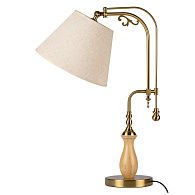 Настольная лампа 64 см, Loft IT Elaine 10569T Light wood, светло-коричневый