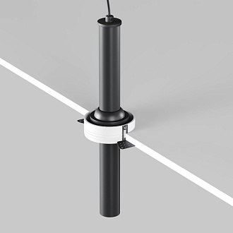 Встраиваемый светильник 3*3*31,6 см, LED, 7W, 3000К, Maytoni Technical Focus T C140TRS-L300-7W3K-B черный, вр 8 см