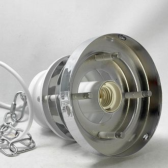 Подвесной светильник Lussole Loft LSP-8030 хром, диаметр 35 см